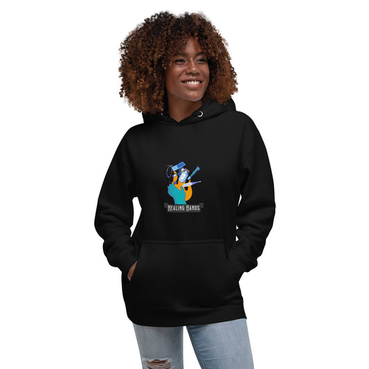 "Healing Hands [alt]" Unisex Hoodie