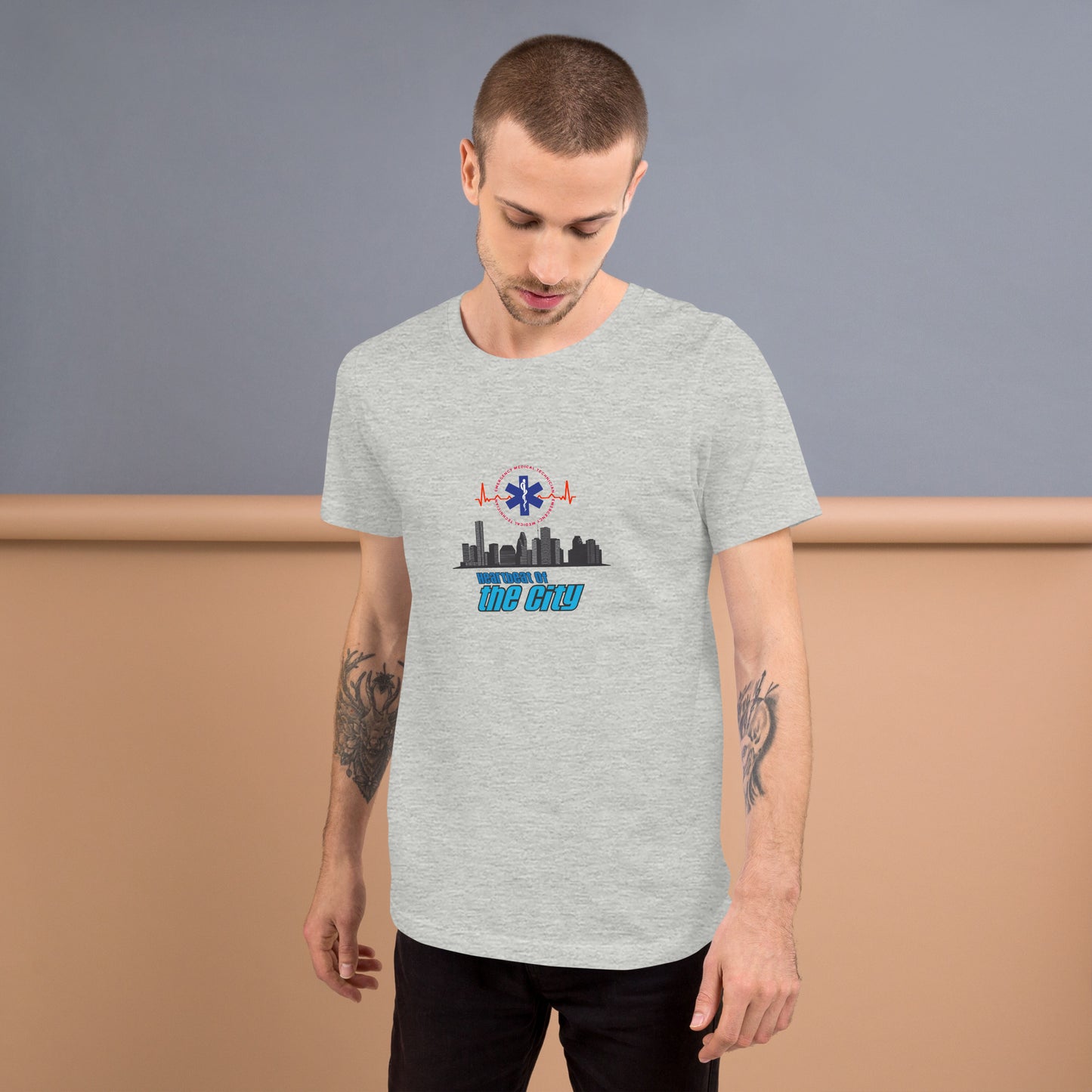 "Heartbeat of the City" Unisex t-shirt