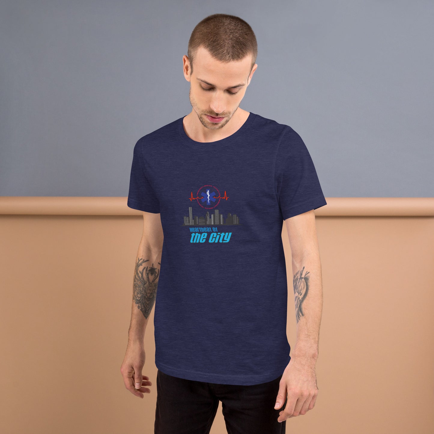 "Heartbeat of the City" Unisex t-shirt