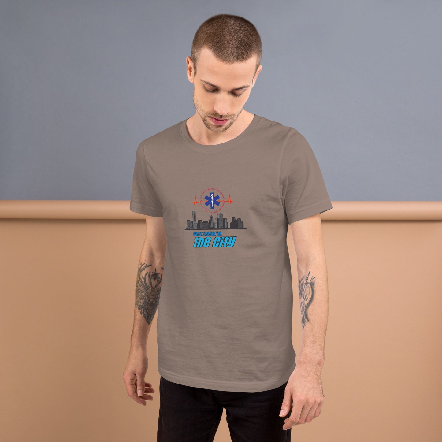 "Heartbeat of the City" Unisex t-shirt