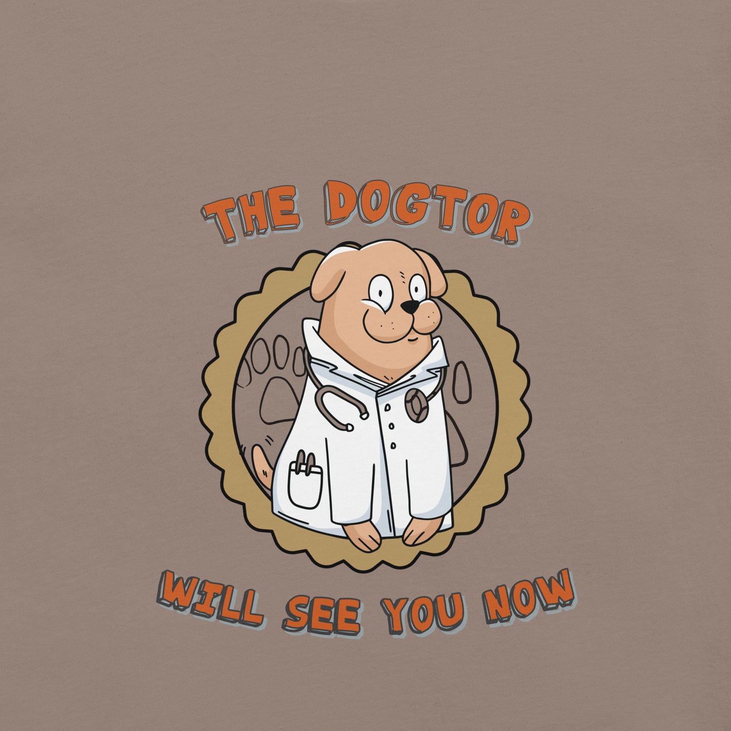 "The Dogtor..." Unisex t-shirt